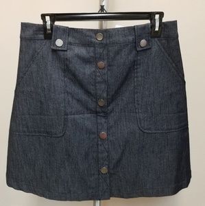 button up skirt size 8